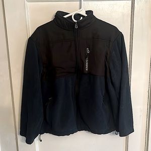 Dark blue and black New Balance fleece jacket. Size medium
